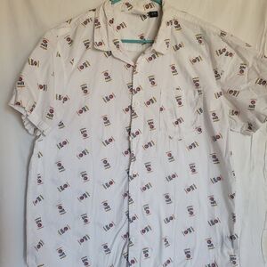 Miller Lite XL Button DOWN